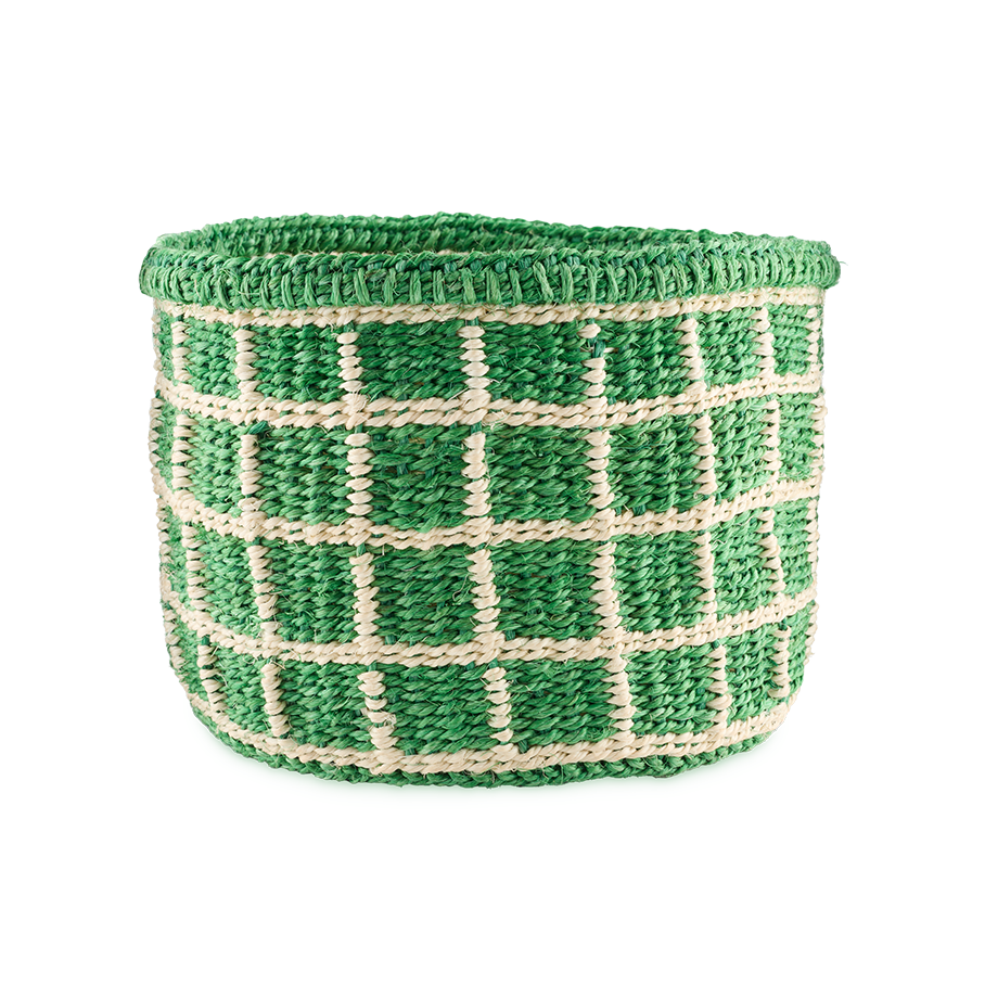 Handwoven Basket - Green